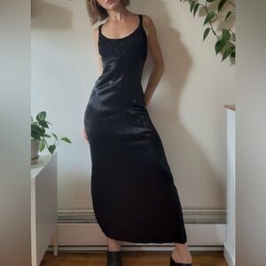 Vintage Scarlet Slip Dress – Size Small